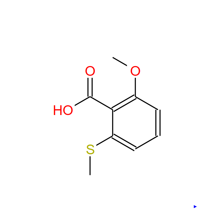 2-甲氧基-6-甲硫基苯甲酸