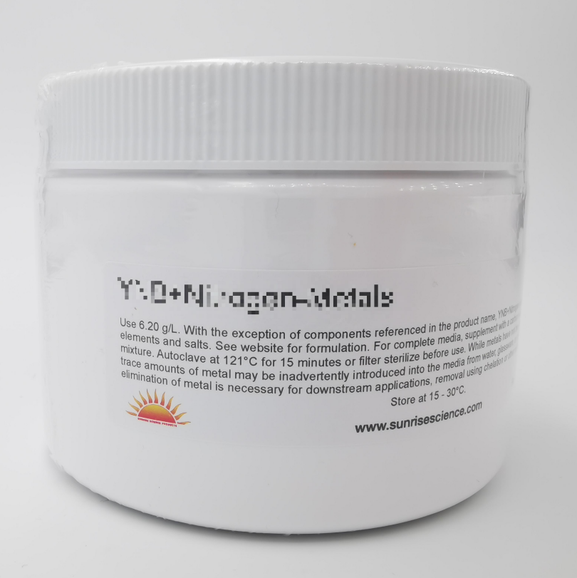 YNB+Nitrogen-CuSO4-FeCl3 Powder；Sunrise Science；1527