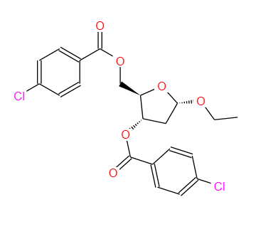 1-乙氧基-2-脱氧-3,5-二-O-对氯苯甲酰基-D-核糖