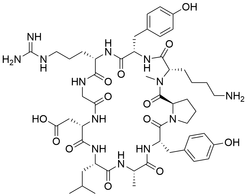 cyclo(YRGDLAYp(NMe)K)