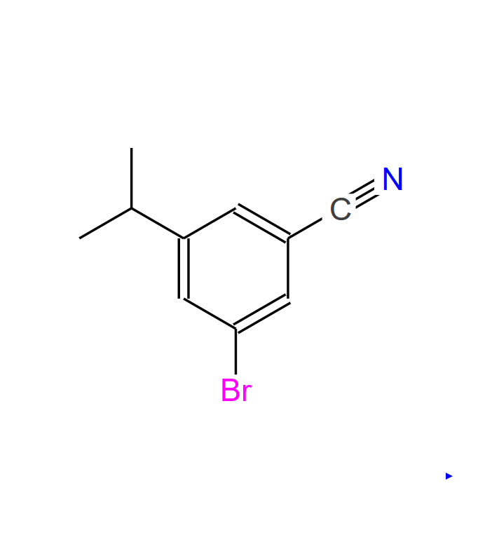 3-溴-5-异丙基苄腈