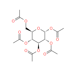 1,2,3,4,6-alpha-D-葡萄糖五乙酸酯，604-68-2