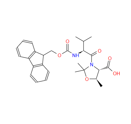 (4S,5R)-3-[(2S)-2-[[芴甲氧羰基]氨基]-3-甲基-1-氧代丁基]-2,2,5-三甲基-4-恶唑烷羧酸