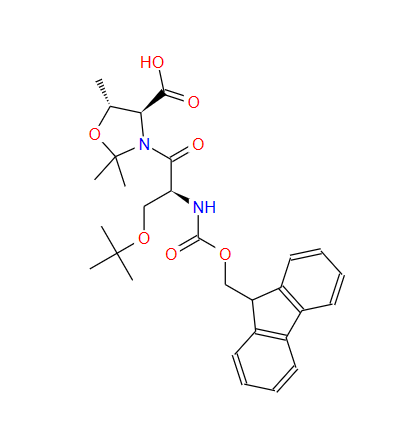 (4S,5R)-3-[(2S)-3-(叔丁氧基)-2-[[芴甲氧羰基]氨基]-1-氧代丙基]-2,2,5-三甲基-4-恶唑烷羧酸