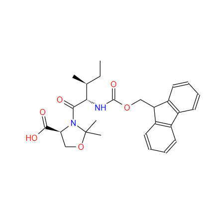 (4S)-3-[(2S,3S)-2-[[芴甲氧羰基]氨基]-3-甲基-1-氧代戊基]-2,2-二甲基-4-恶唑烷羧酸
