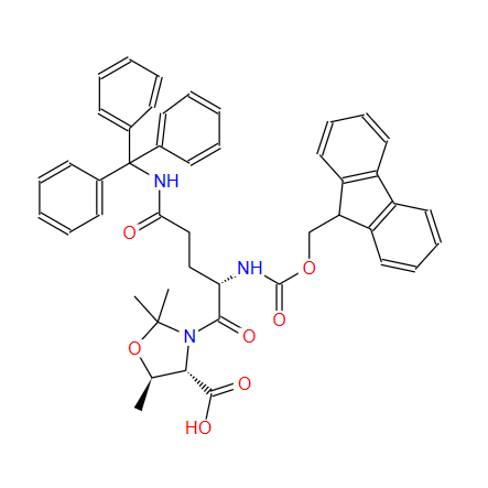 (4S,5R)-3-[(2S)-2-[[芴甲氧羰基]氨基]-1,5-二氧代-5-[(三苯基甲基)氨基]戊基]-2,2,5-三甲基-4-恶唑烷羧酸
