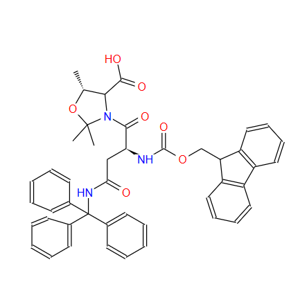 (5R)-3-[(2S)-2-[[芴甲氧羰基]氨基]-1,4-二氧代-4-[(三苯基甲基)氨基]丁基]-2,2,5-三甲基-4-恶唑烷羧酸