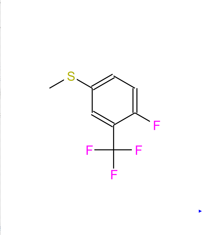 4-氟-3-三氟甲基苯基（甲基）硫烷