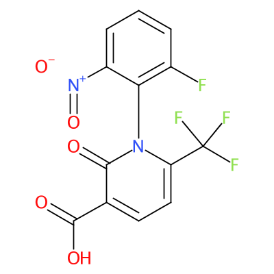 1-(2-fluoro-6-nitrophenyl)-2-oxo-6-(trifluoromethyl)-1,2-dihydropyridine-3-carboxylic acid