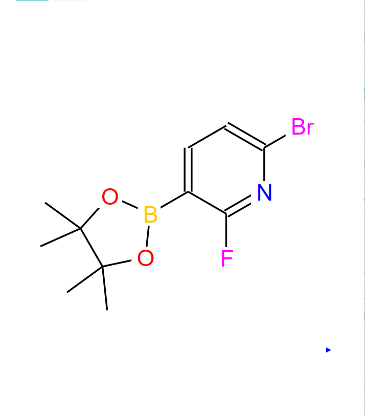 6-溴-2-氟-3-吡啶硼酸片呐酯