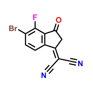 2-(5-溴-4-氟-3-氧代-2,3-二氢-1H-茚-1-亚基)丙二腈