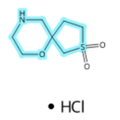 6-0xa-2-thia-9-azaspiro[4.5]decane, 2,2-dioxide, hydrochloride (1:1)