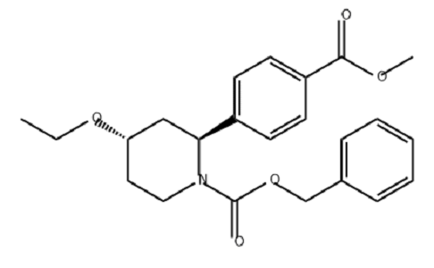 (2S,4S)-4-乙氧基-2-(4-(甲氧羰基)苯基)哌啶-1-羧酸苄酯