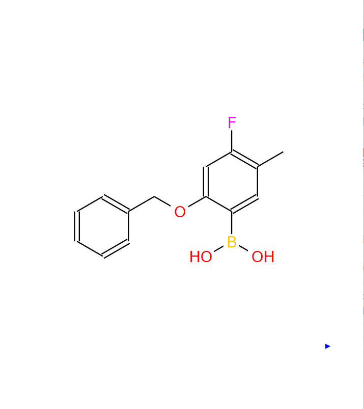 2-(苄氧基)-4-氟-5-甲基苯基硼酸