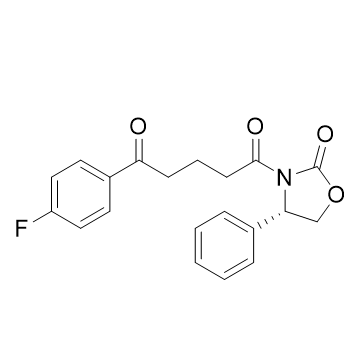 (4S)-3-[5-(4-氟苯基)-1,5-二氧代戊基]-4-苯基-2-恶唑烷酮