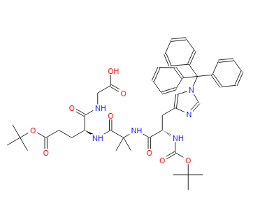 Boc-His(Trt)-Aib-Glu(OtBu)-Gly-OH