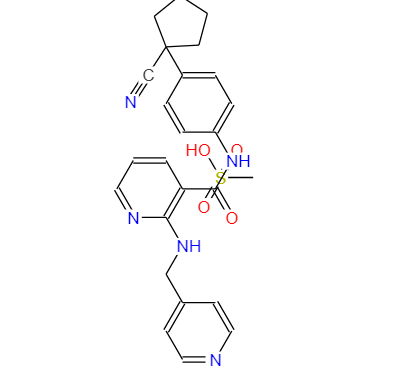 N-[4-(1-氰基环戊基)苯基]-2-[(4-吡啶甲基)氨基]-3-吡啶甲酰胺甲磺酸盐