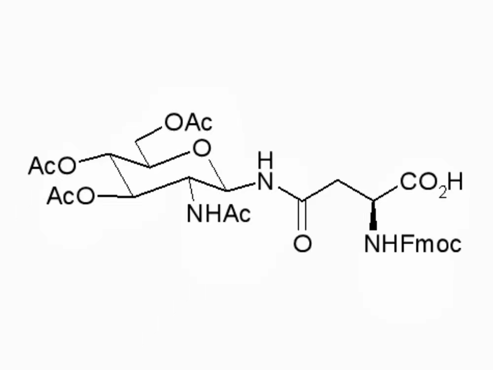 N-(9-芴甲氧羰基)-N'-(2-乙酰氨基-2-脱氧-3,4,6-三-O-乙酰基-BETA-D-吡喃葡萄糖基)-L-天冬酰胺 131287-39-3