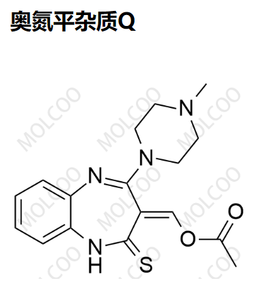 奥氮平杂质Q  	1320360-87-9   C17H20N4O2S 