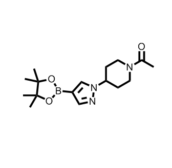 1092563-66-0 ；1-(4-(4-(4,4,5,5-四甲基-1,3,2-二氧硼杂环戊烷-2-基)-1H-吡唑-1-基)哌啶-1-基)乙酮