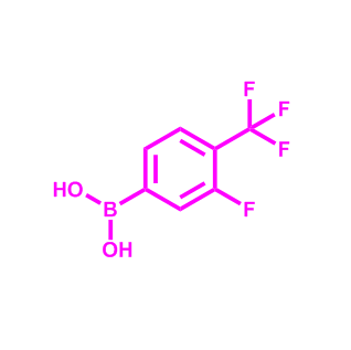 864759-68-2 ；3-氟-4-三氟甲基苯硼酸