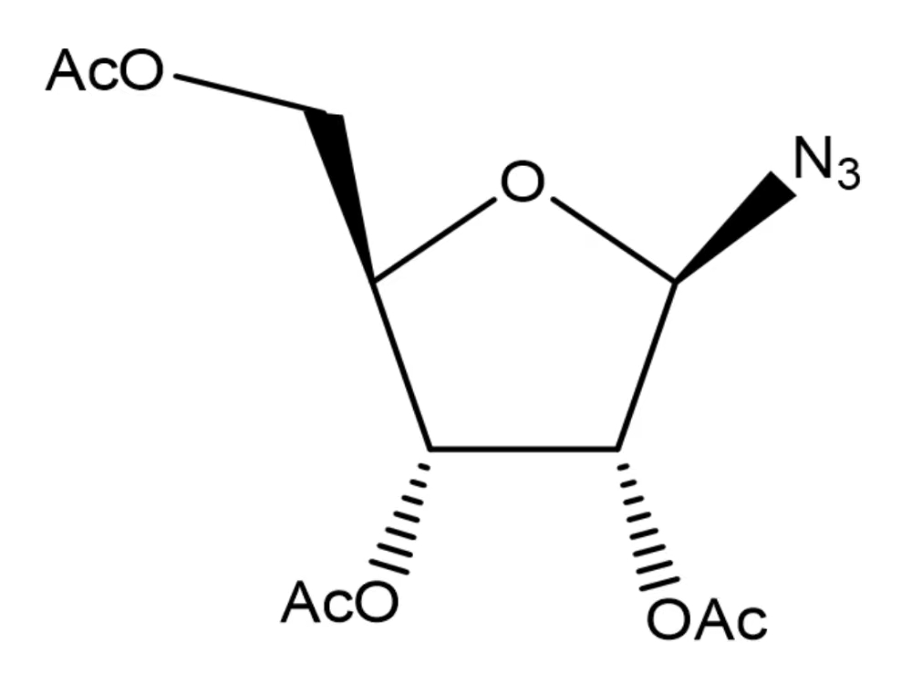  1-azido-2,3,4-tri-O-acetylribose