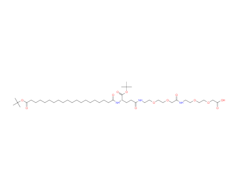 (S)-22-(叔丁氧羰基)-45,45-二甲基-10,19,24,43-四氧代-3,6,12,15,44-五氧杂-9,18,23-三氮杂四十六烷酸