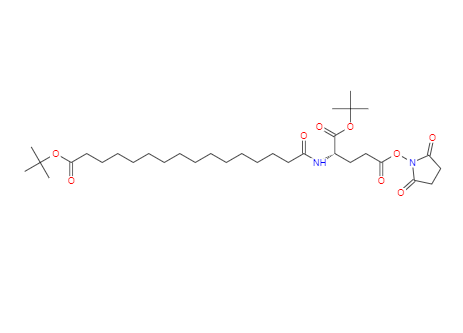 叔丁基十六烷二酰基- L-GLU (OSU) -OTBU