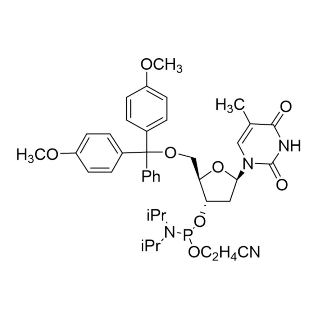 5'-O-DMT-脱氧胸苷-3'-氰乙氧基亚磷酰胺