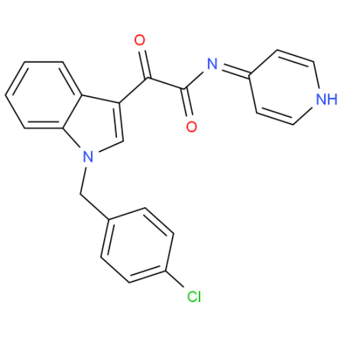 2-(1-(4-氯苄基)-1H-吲哚-3-基)-2-氧代-N-(吡啶-4-基)乙酰胺