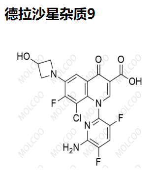 德拉沙星杂质9   2497737-45-6  C18H12ClF3N4O4 