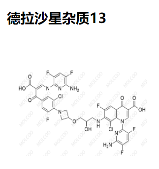 德拉沙星杂质13  1093185-35-3   C36H24Cl2F6N8O8