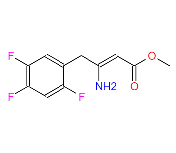 (Z)-3-氨基-4-(2,4,5-三氟苯基)-2-丁烯酸甲酯