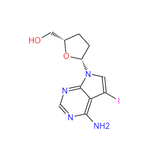 (2S,5R)-5-(4-氨基-5-碘-7H-吡咯并[2,3-D]嘧啶-7-基)四氢-2-呋喃甲醇