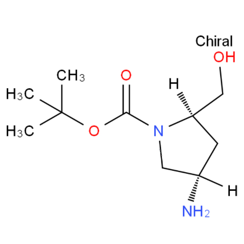 (2R,4S)-4-氨基-2-(羟甲基)-1-吡咯烷羧酸叔丁酯