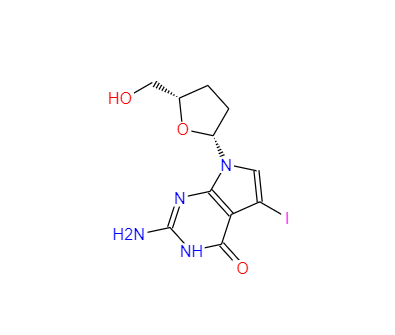 2-氨基-3,7-二氢-5-碘-7-[(2R,5S)-四氢-5-(羟基甲基)-2-呋喃基]-4H-吡咯并[2,3-D]嘧啶-4-酮