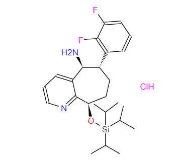 (5S,6S,9R)-6-(2,3-二氟苯基)-9-((三异丙基硅)氧基)-6,7,8,9-四氢-5H-环庚[B]吡啶-5-胺盐酸盐