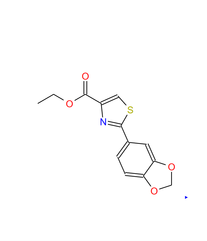 2-(苯并[D][1,3]二氧戊环-5-基)噻唑-4-甲酸乙酯