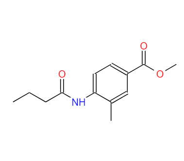 3-甲基-4-正丁酰胺基苯甲酸甲酯