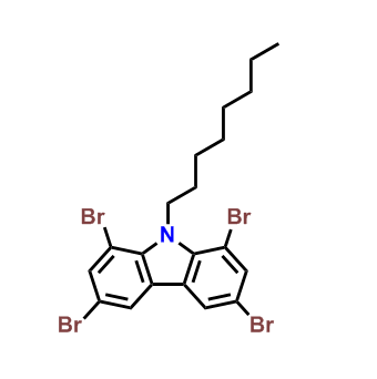 1,3,6,8-四溴-9-辛基-9H-咔唑