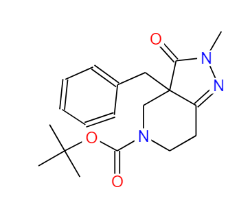 叔-丁基 3A-苯甲基-2-甲基-3-氧亚基-3A,4,6,7-四氢-2H-吡唑并[4,3-C]吡啶-5(3H)-甲酸基酯