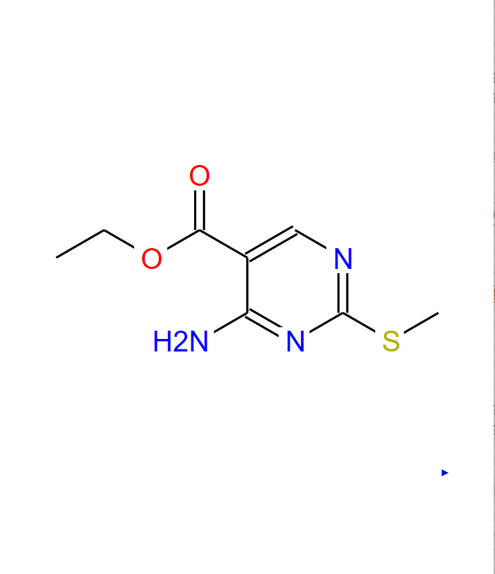 2-甲基巯基-4-氨基嘧啶-5-甲酸乙酯