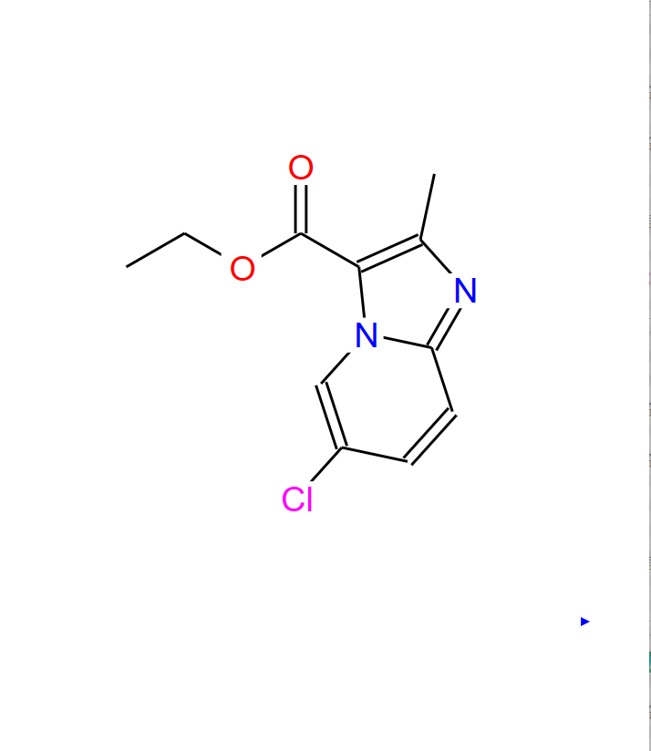 6-氯-2-甲基咪唑并[1,2-A]吡啶-3-甲酸乙酯