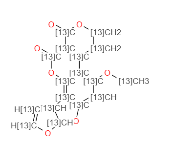 黄曲霉素G1-13C17-同位素 1217444-07-9
