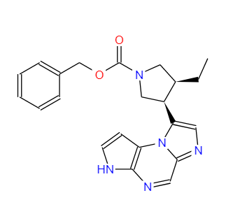 3S，4R)- 3-乙基-4-(3H-咪唑并[1,2-a]吡咯并[2,3-e]苄基吡嗪-8-基)吡咯烷-1-羧酸酯