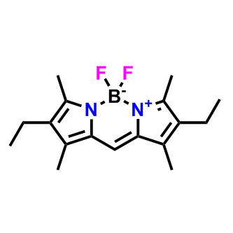 2,8-二乙基-5,5-二氟-1,3,7,9-四甲基-5H-二吡咯并[1,2-c:2',1'-f][1,3,2]二氮杂环己硼烷