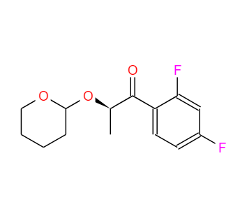 2R)-1-（2,4-二氟苯基）-2-[（四氢-2H-吡喃-2-基）氧基]-1-丙酮