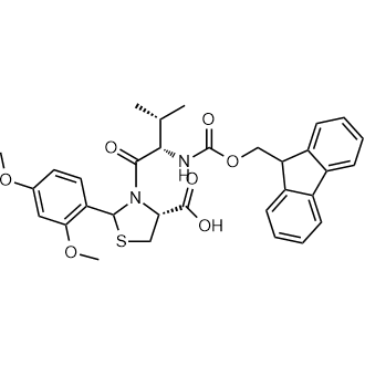 Fmoc-Val-Cys[psi(Dmp,H)pro]-OH