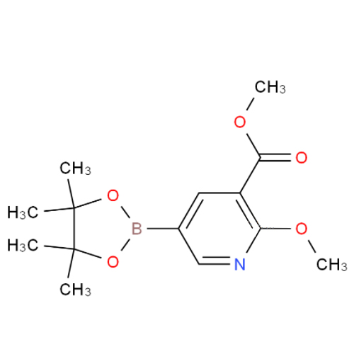 2-甲氧基-5-(4,4,5,5-四甲基-1,3,2-二氧杂环戊硼烷-2-基)烟酸甲酯