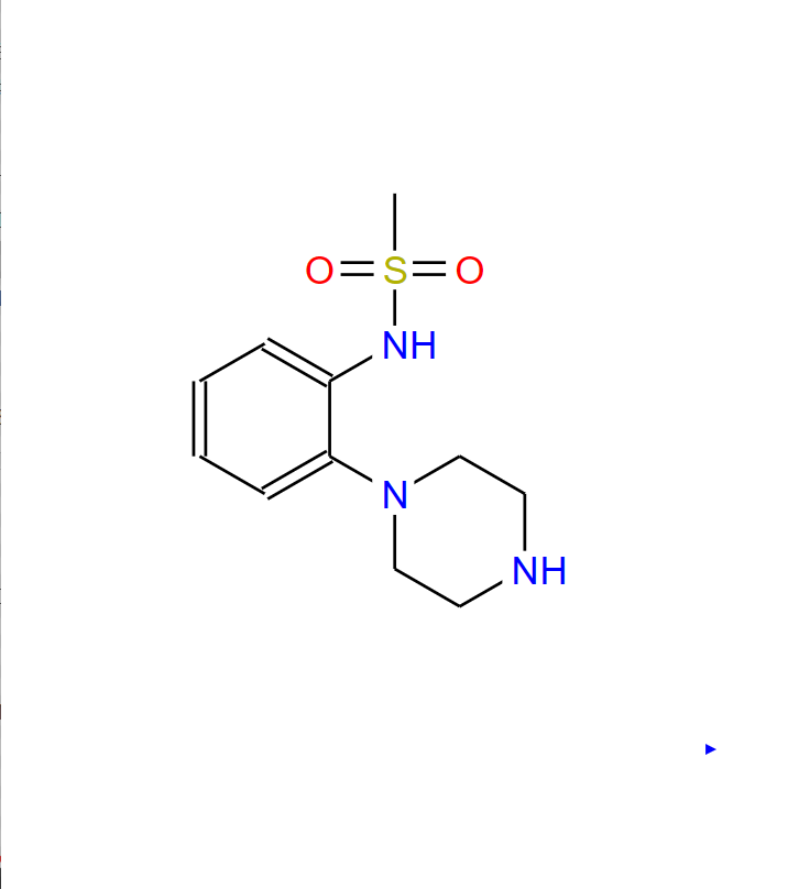 N-[2-(哌嗪-1-基)]甲基磺酰胺盐酸盐